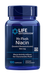 No Flush Niacin 800 mg, 100 cápsulas - minhavitamina.com