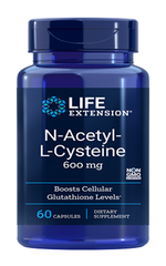 N-Acetyl-L-Cysteine - 600 mg, 60 cápsulas - minhavitamina.com