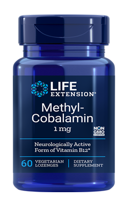 Methylcobalamin 1mg, 60 pastilhas - minhavitamina.com