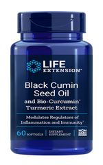 Black Cumin Seed Oil and Bio-Curcumin® Turmeric Extract -  60 cápsulas gelatinosas - minhavitamina.com