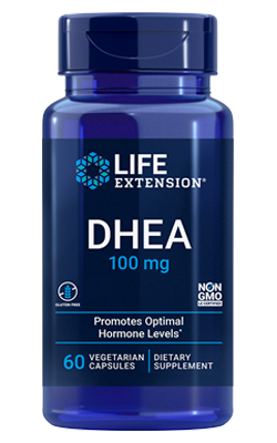 DHEA 100 mg, 60 cápsulas vegetais - minhavitamina.com