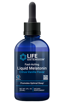 Fast-Acting Liquid Melatonin (Citrus-Vanilla) - minhavitamina.com