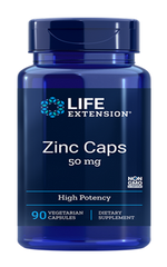 Zinco 50 mg, 90 cápsulas vegetarianas - minhavitamina.com